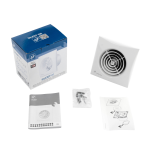 Soler And Palau Silent-100 CHZ Bathroom Extract Fan Packaging Set With Fan Screws Instruction Manual And Original Box