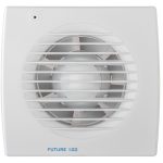 Soler And Palau FUTURE-100 HT Bathroom Extract Fan Ø100mm With Timer And Humidity Sensor White