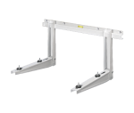 Rodigas MS 253 White Sliding Wall Bracket For Outdoor Air Conditioner Unit 465x800 mm Mount Up To 140 kg