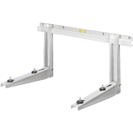 Rodigas MS 253 White Sliding Wall Bracket For Outdoor Air Conditioner Unit 465x800 mm Mount Up To 140 kg