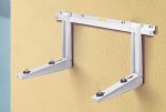 Rodigas MS 254 White Wall Bracket For Outdoor Air Conditioner Unit Facade Mounted 420x700 mm Up To 140 kg