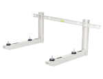Rodigas MS Easy MS657 Sliding Wall Bracket 550x800 mm White Steel Mount For Air Conditioner Outdoor Unit 120 kg