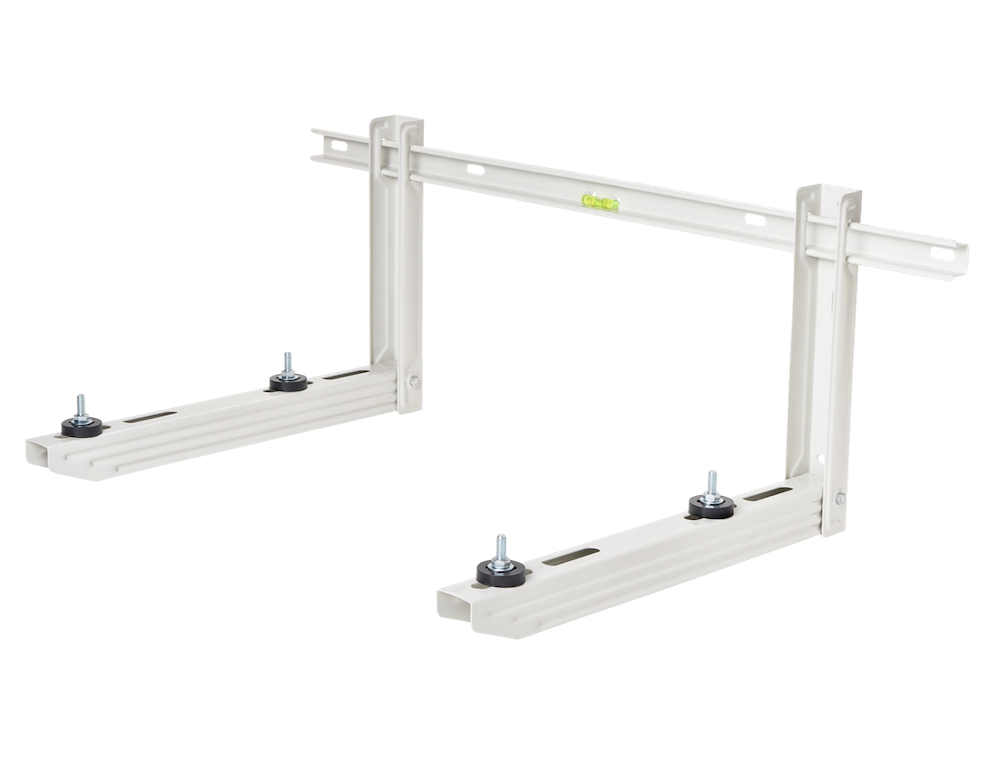 Rodigas MS Easy MS657 Sliding Wall Bracket 550x800 mm 120 kg Rodigas MS Easy MS657 Sliding Wall Bracket 550x800 mm White Steel Mount For Air Conditioner Outdoor Unit 120 kg