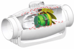 Soler And Palau TD-350/125 SILENT Mixed-Flow In-Line Duct Fan Sound Absorption Diagram