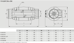Soler And Palau TD-800 200 SILENT T 3V Duct Fan Ø200mm 568mm Length