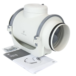 Soler And Palau TD EVO-125 T Ø125mm Duct Fan Packaging Kit