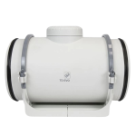 Soler And Palau TD EVO-315 T Low Profile Mixed Flow In-Line Duct Fan Ø315mm With Vibration Absorbing Rubber Gaskets