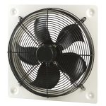 Soler And Palau HXM-400 Steel Plate Mounted Axial Flow Fan Ø400mm With Steel Impeller And Terminal Box 3670m3h