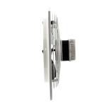 Soler And Palau HXM-200 Axial Fan Side View 88mm Depth And 19.5mm Propeller Section