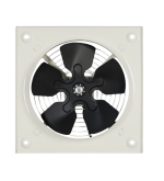 Soler And Palau HXM-200 200mm Ivory Steel Axial Fan With Black Aluminium Impeller