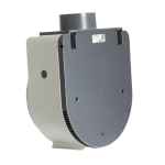 Soler And Palau CK-40 F Ø100 mm Kitchen Extract Fan Back View Mounting