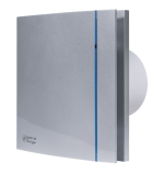 SILENT-100 CRZ Design SILVER Soler & Palau bathroom extractor fan with timer Ø100mm (ball bearings) - Image 3