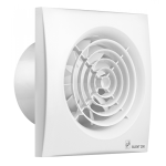 Soler And Palau SILENT-200 CHZ Ø120 mm Ultra Quiet Bathroom Fan White PVC