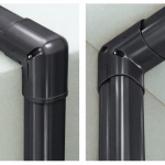 INABA DENKO SC-77-A Grey 90° Vertical Elbow For SLIMDUCT SD-77 Trunking System Internal And External Bends
