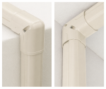 INABA DENKO SC-77-I Ivory 90° Elbow For SLIMDUCT SD-77 Lineset Cover Internal And External Vertical Corners