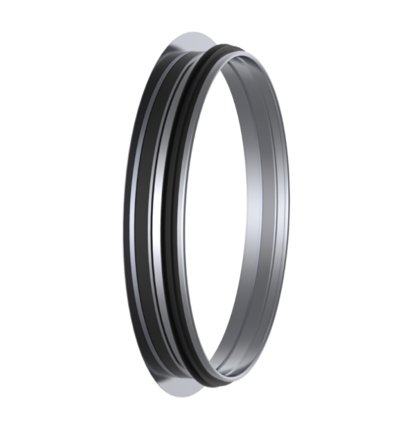 ETS NORD Smoke-Round NSK-T Ø125mm Straight Saddle / Flange With Double Rubber Gasket ETS NORD Smoke Round NSK-T Ø125mm Straight Saddle Flange With Double Rubber Gasket