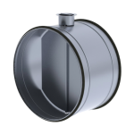 ETS NORD KROS Ø125mm Mechanical Regulating Damper Steel With Rubber Gasket