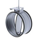 ETS NORD KRTS-4 Ø400mm Round Shut Off Regulating Damper Steel With Gasket Platform