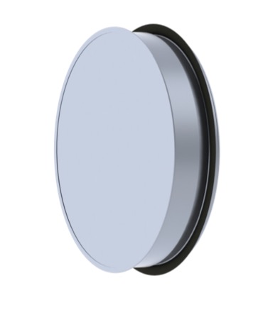 ETS NORD NAL Ø630mm Air Duct End Cap Galvanised Steel With Rubber Seal