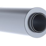 ETS NORD NRF 50 Ø100mm Round Silencer 900mm With 50mm Mineral Wool