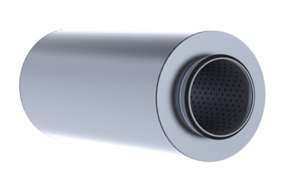 ETS NORD NRF 50 Ø100mm Round Silencer 900mm With 50mm Mineral Wool