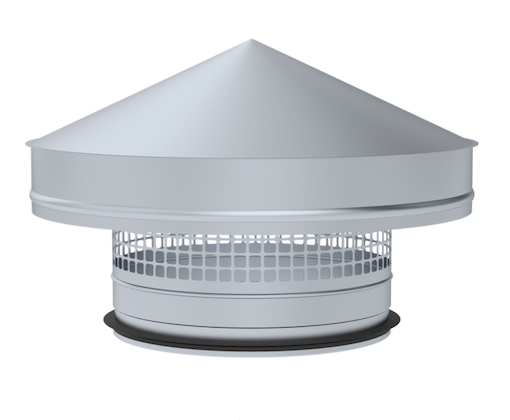 nth-100-rain-hood-for-ventilation-systems_ks7uiv ETS NORD NTH-100 Steel Rain Hood Ø100mm With Rubber Gasket Ventilation