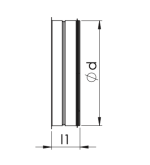 ETS NORD NSK-T Ø100mm Straight Saddle Flange Dimensions 40mm Width 0.09kg