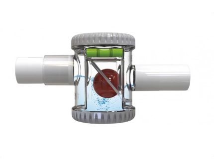 Tecnosystemi STOP Anti Odor Condensate Siphon Ø32mm Ø28mm Horizontal Installation Transparent Body