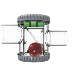 Tecnosystemi STOP Anti Odor Condensate Siphon Inlet Ø32mm Outlet Ø28mm For HVAC Drain Pipes