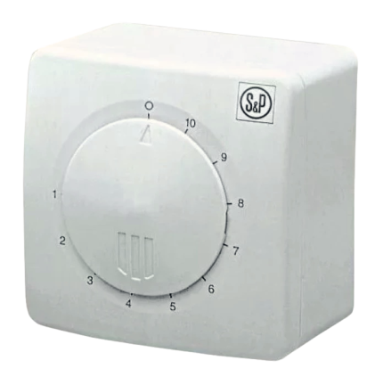 Soler & Palau REB 2.5 N In Wall Fan Speed Controller With Minimum Speed Adjustment