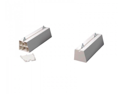Rodigas SP 450 Floor Support 100x450mm For Air Conditioner And Heat Pump Outdoor Units With Vibration Isolation And 400kg Load Capacity