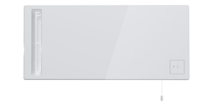 Mitsubishi Electric VL-50S2-E Lossnay Mini Heat Recovery Unit Front View White Modern Design