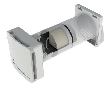 Soler&Palau Respiro 150 RD N Heat Recovery Unit Construction Details
