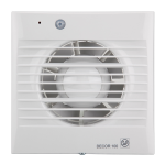 Soler & Palau Decor 100 CD Bathroom Extractor Fan With Timer Motion Sensor Ø100mm