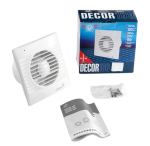 Soler & Palau Silent 100 C Bathroom Axial Fan Packaging Set Components