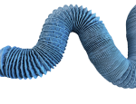 Combidec 2000 Blue 160mm flexible laminated aluminium air duct 10m for HVAC and industrial ventilation