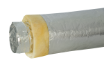 Dec International Isodec-25 Insulated Aluminium Air Duct For 100 mm Ventilation Connection With 25 mm Thermal Insulation
