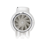 Soler And Palau TD-350/125 SILENT Ø125mm Mixed-Flow In-Line Duct Fan Inlet View With ABS Impeller