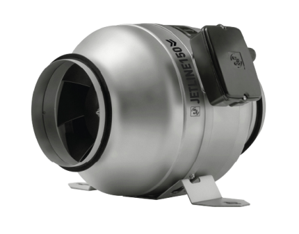 Soler And Palau JETLINE-150 Quiet Inline Duct Fan Ø150 mm With Galvanised Steel Casing And 717 m3/h Airflow