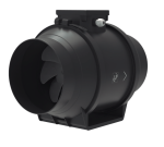 Soler And Palau TD-150 P ECOWATT Black Mixed Flow Inline Duct Fan Ø150 mm With Quiet Energy Efficient EC Motor
