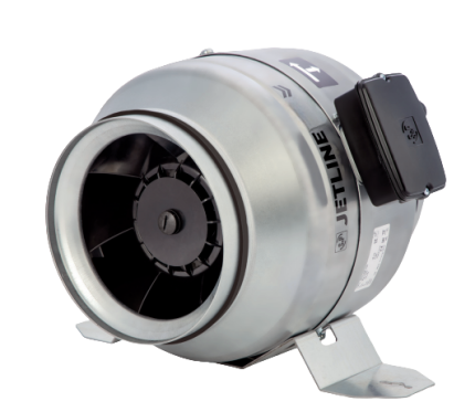 Soler And Palau JETLINE-250 High Performance Inline Duct Fan Ø250 mm With Galvanised Steel Casing And 1279 m3/h Airflow