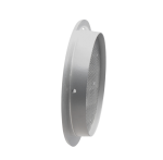 DEC International DSAV-C Round External Ventilation Grille Side View With Aluminium Louvre Design