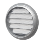 DSAV-125 C external ventilation grille with insect screen Ø125 mm DEC International - Image 2