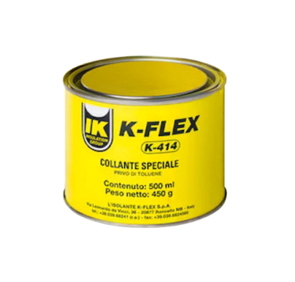 K-FLEX K-414 Contact Adhesive 0.5 L For Bonding K-FLEX Elastomeric Pipe And Duct Insulation