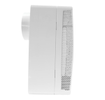 Soler And Palau EBB-175 DESIGN Centrifugal Bathroom Extractor Fan Side View With Compact Housing And Ø100 mm Duct