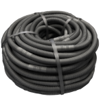 Tecnosystemi SCD3E0010 Corrugated Condensate Drain Pipe Ø16/18 mm Grey 50 m For Air Conditioning And Split Systems