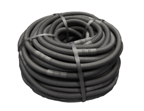 Tecnosystemi SCD3E0010 Grey Corrugated Condensate Drain Pipe Ø16/18 mm 50 m Tecnosystemi SCD3E0010 Corrugated Condensate Drain Pipe Ø16/18 mm Grey 50 m For Air Conditioning And Split Systems