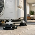 Vibrationsdämpare för värmepump och luftkonditioneringens utedel