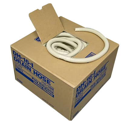 INABA DENKO DH-16-I Condensate Drain Hose Ø16/18 mm 50 m Roll Packaging In Cardboard Box For Air Conditioning