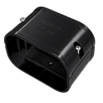 INABA DENKO SJ-100-K Duct Coupler For SLIMDUCT SD-100 Lineset Cover In Black For Refrigerant Pipe Trunking Systems